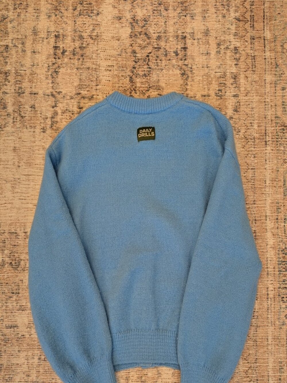 Daily Drills Cardigan in Sky Blue in size XS/S